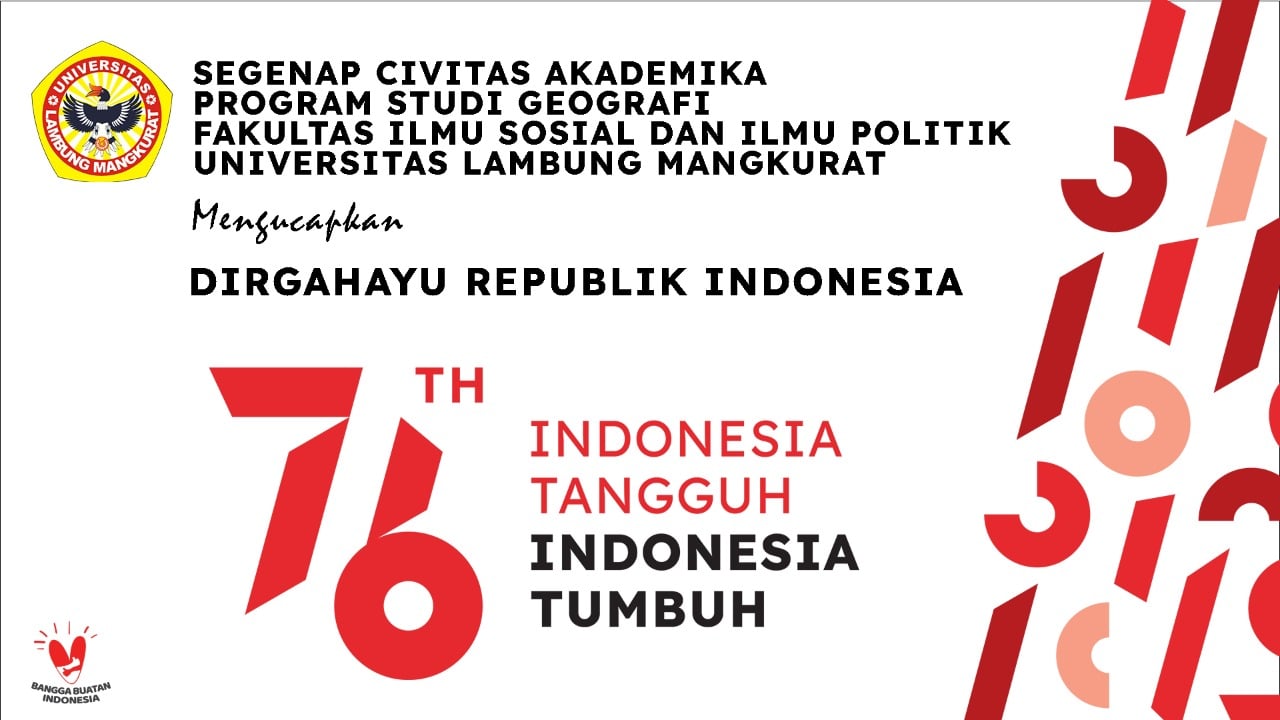 SELAMAT DATANG DI WEBSITE PRODI GEOGRAFI